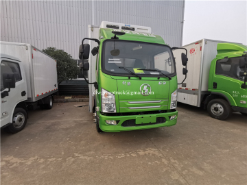 4.1m single-row pure electric refrigerator car