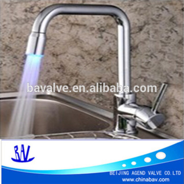 Fashion LED Kitchen Faucet LED Light Water Faucet Tap