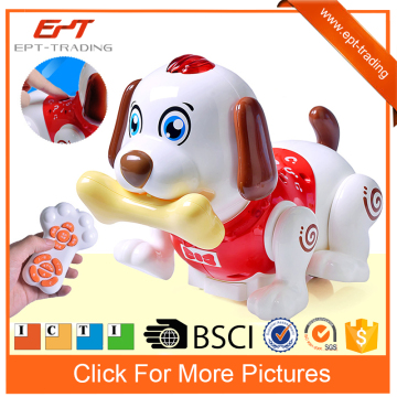 Radio control dog rc robot dog with music&light