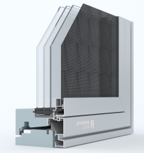 Joyfident 126 Narrow Frame Luxury Aluminum Clad Wood Windows