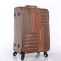 Nice PU leather personality design trolley suitcase
