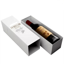 Black Empty Sliding Wine Shipping Boxes Wholesale