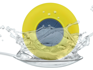 Waterproof sucker wireless bluetooth speaker