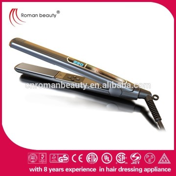 Hairdressing edge Titanium plate hair flat irons