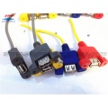 Cables de montaje de panel USB 2.0 personalizados con tornillo