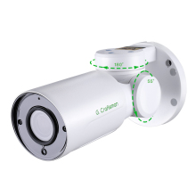 5MP Bullet PTZ POE Security IP Camera - Outdoor Waterproof with Two-Way Audio, Night Vision, and AI Motion Detection