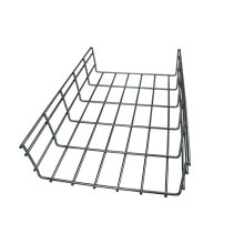 Custom Plus Width Size Perforated Trough Basket Wire Mesh Galvanized Cable Tray with Fast Delivery