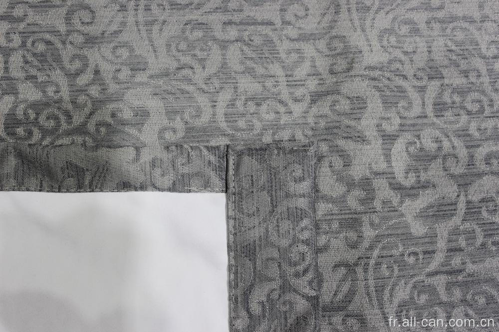 Tissu de rideau de revêtement Jacquard