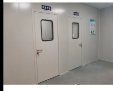 Sound insulation clean hermetic steel swing door