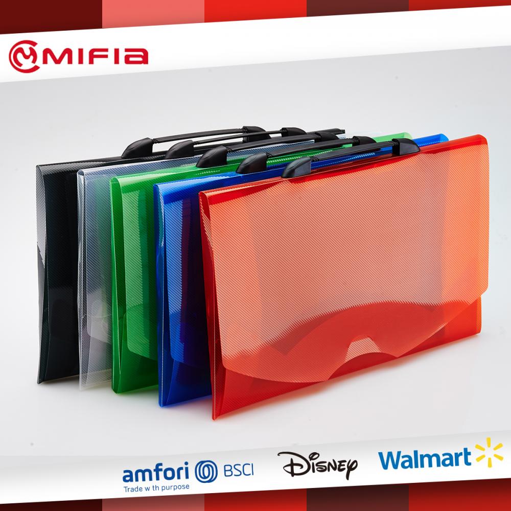 Translucent Pp Box Pp Filing Bags With Handles