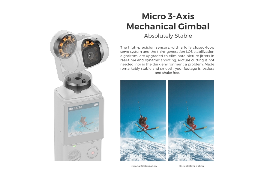 Have Stock Original FIMI PALM 4K HD Handheld Gimbal Camera with 3xzoom and 8x slow motion night shot and Panorama