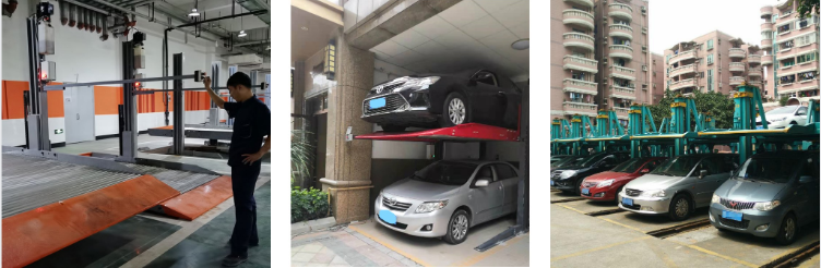 Car parking lifting