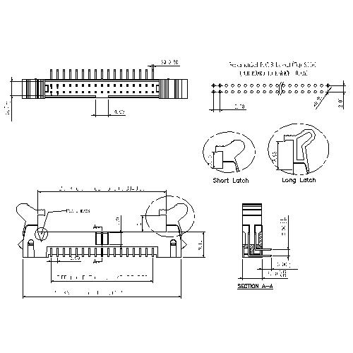 2.00mm Ejector Header 90°