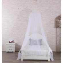 Ceiling luminous mosquito net in the bedroom