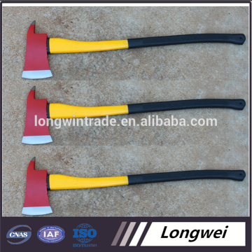 DROP FORGED FIREFIGHTER TOOLS AXE623 WITH FIBER GLASS HANDLE