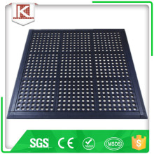 Rubber fatigue mat