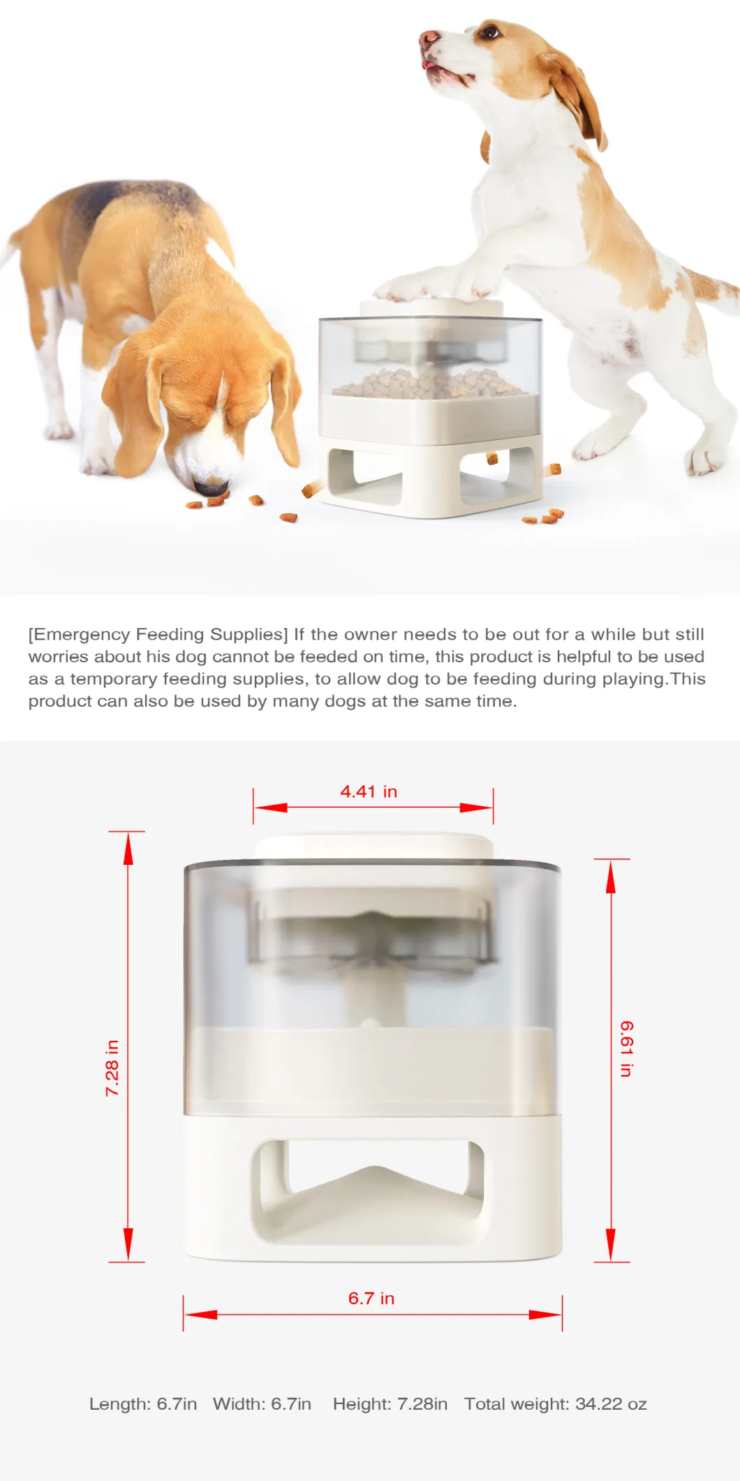 Pet Supply Automatic Pet Feeding Pet Products for Doggy Kitty