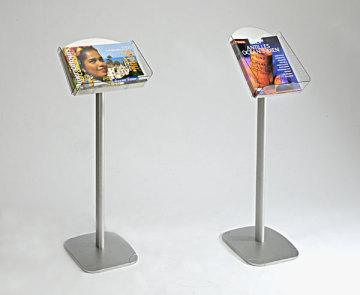 Metallic Acryli Holder Literature Stand