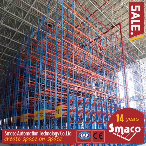 High Density SMACO Selective Heavy Duty Shuttle Metal Pallet Racks