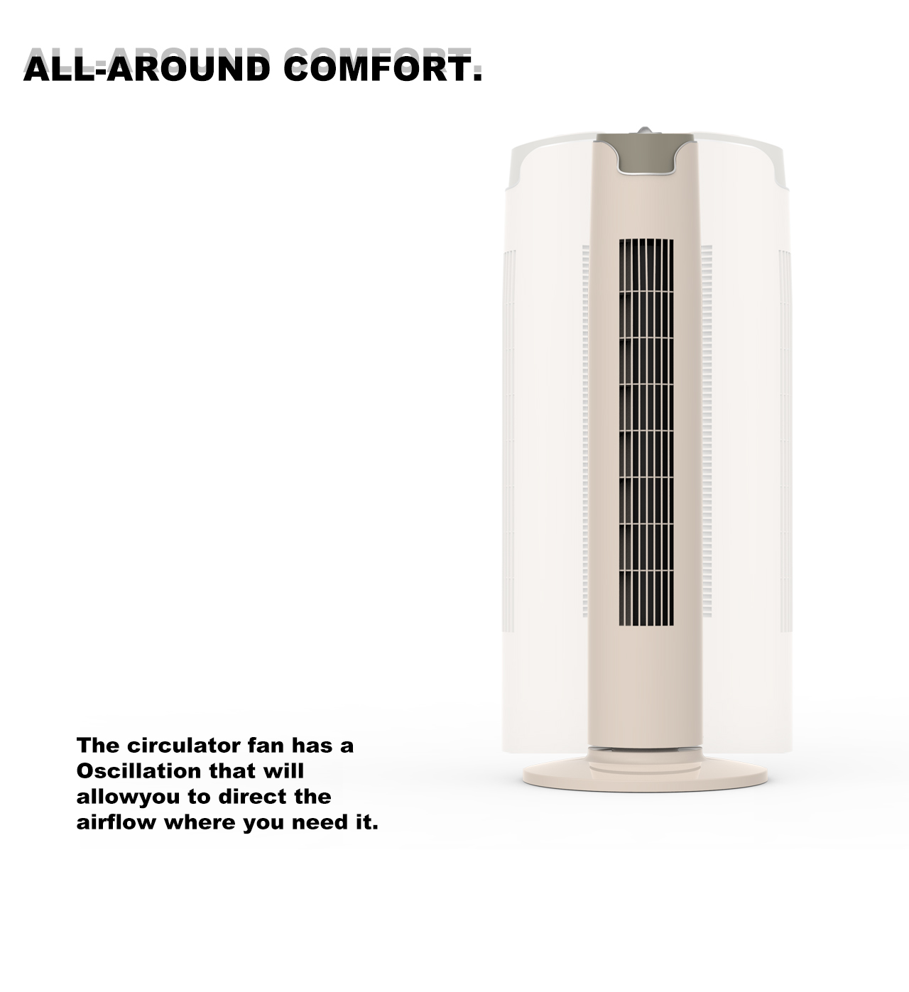 F300 tower fan swing F300 tower fan swing