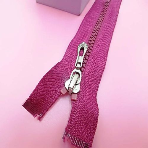 Chromatic 2 way separating  metal zipper