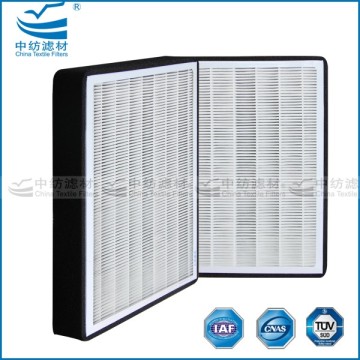 Glass microfiber filter element washable air filter