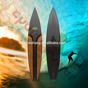 Professional manufacturer surfboards Wood veneer race sup carbon fiber race paddle board