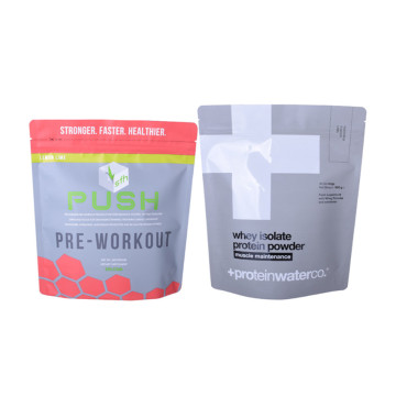 High Barrier Aluminium Ziplock Whey Protein Pulverposer