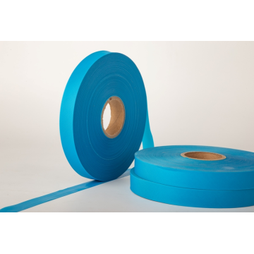 Blue non-woven sealing tape for protective clothing