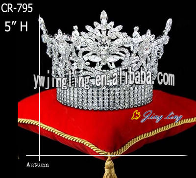 Rhinestone King Pageant Crowns CR-795