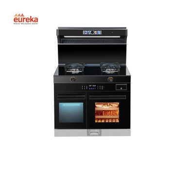 Multi-Burner Multi-Burner Integrated Kitchen Range 2 Gas Burners with Oven