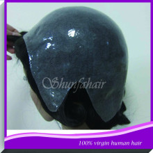 Injection thin skin toupee, V-loop thin skin toupee, single knot thin skin toupee