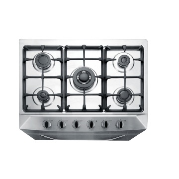 Commercial Stainless Steel 5 Burner Gas Stove