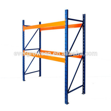 Warehouse double deep pallet shelf