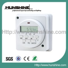 Wall-mounted programmable digital timer