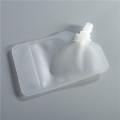 Disposable mini stand up spout pouch