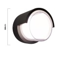 Applique murale à LED de forme ronde extérieure étanche 7W