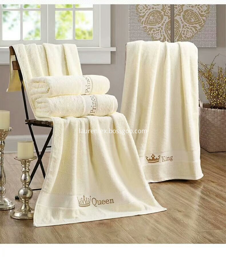 Crown series Cotton embroidered towel 6