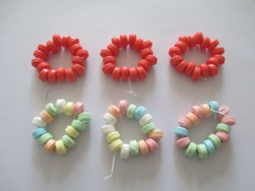 Colorful compressed candy