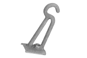 High quality cable accessories hook bolt with nut hot dip galvanized steel hook