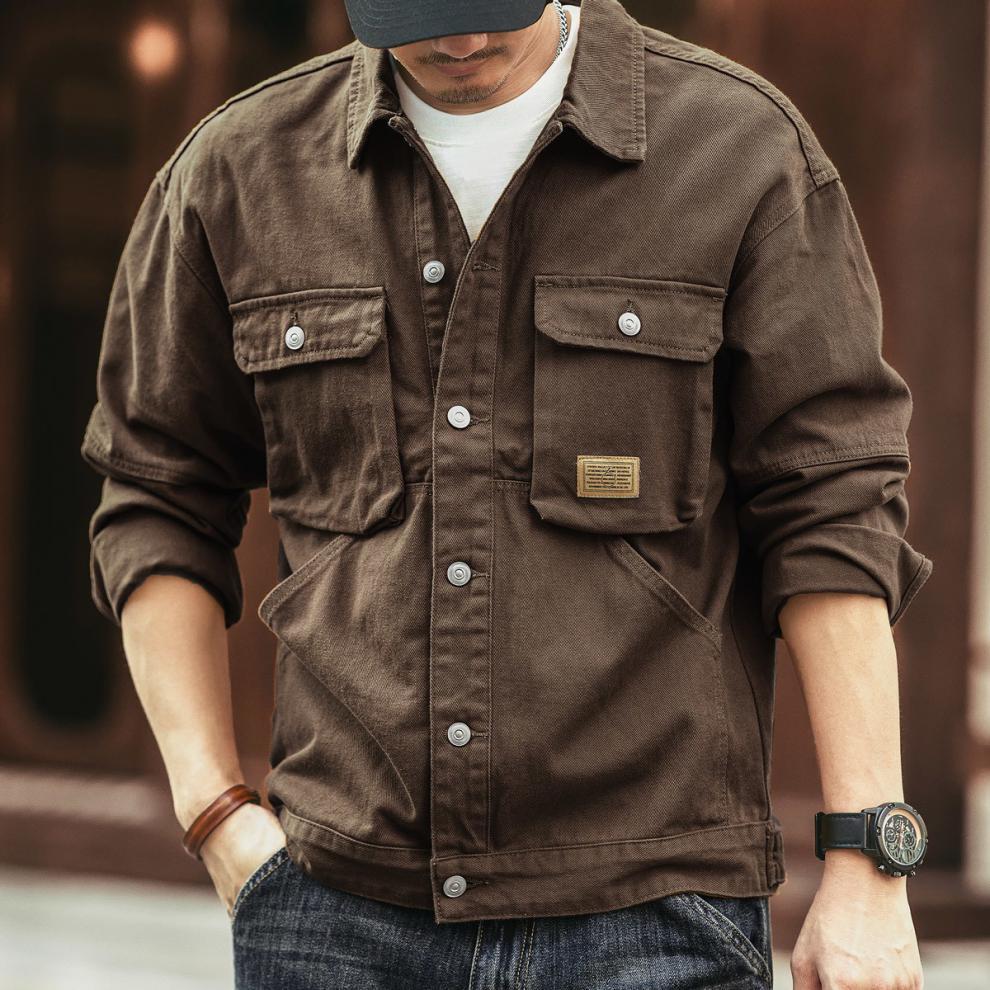 Мужская рабочая одежда Denim Feel, весенняя куртка Denim Feel Men's Workwear Spring Jacket