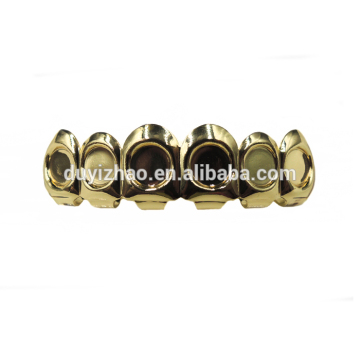 14k Gold Plated Hip Hop Teeth Grillz Caps Top Grill