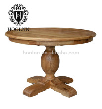 Vintage Oak Wooden Round Table