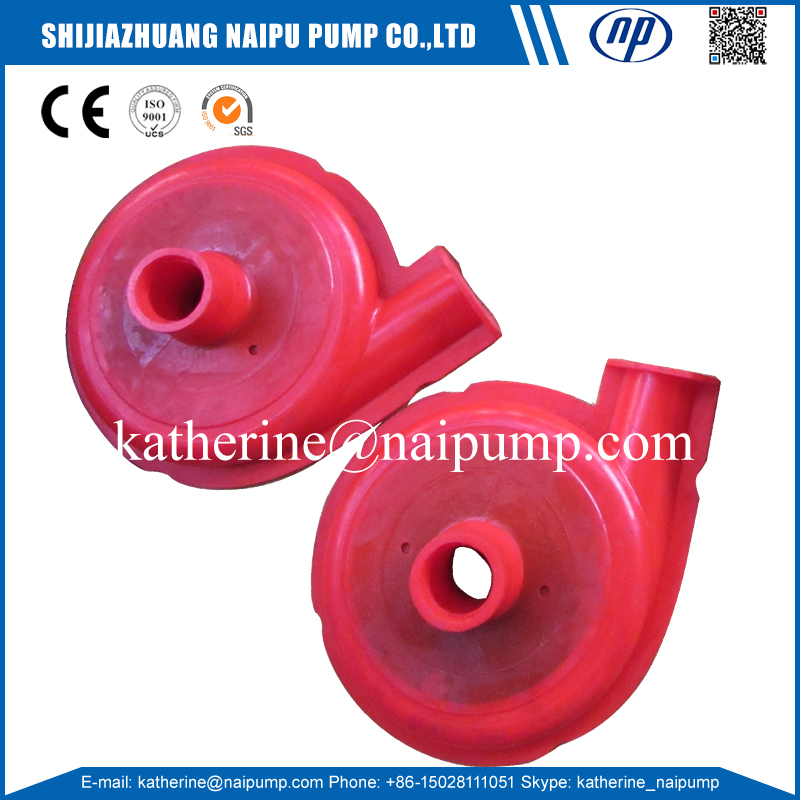 B15017U01 Polyuretan Slurry Pump Ramplatta Liner