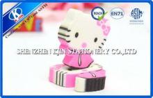 Hello Kitty Customized Cartoon Fun Kids Erasers / Children