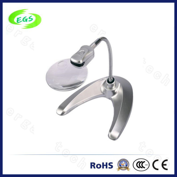LED Medical Magnifier Lamp, Desktop/Handle Magnifier Loupe with LED Light