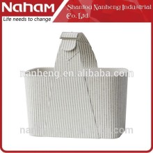 NAHAM TC fabric red wine shopping basket with handle