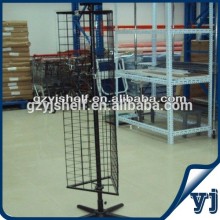 Triangulars Rotatable Display Rack,Metal wire rotatable display shelf