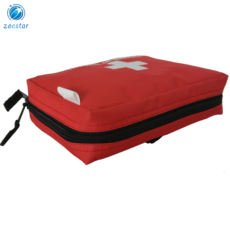 Carrying Handle Portable Red First Aid Kit Medical First Aid Pouch