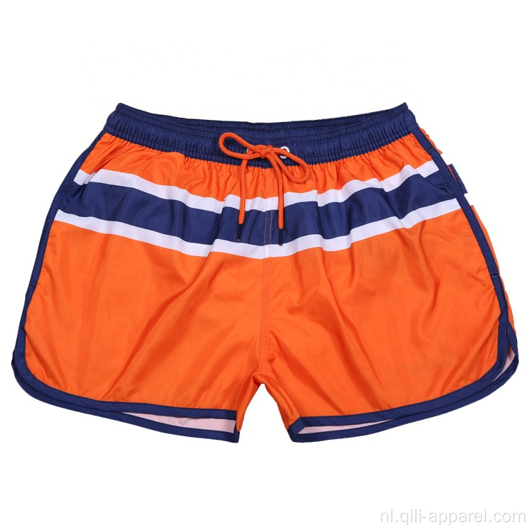 Peach Skin Stripe sneldrogende zwemshort